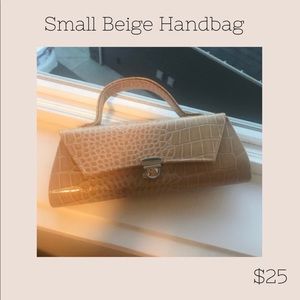 Small Beige Handbag